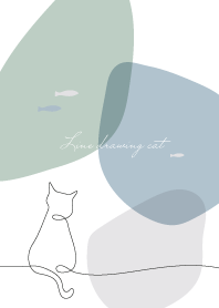 Line drawing cat_15