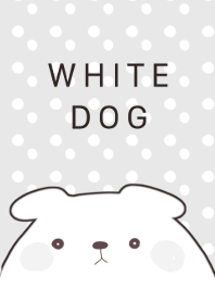 The White dog
