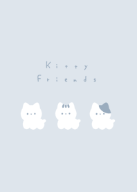Kitty Friends (NL)/pale blue gray