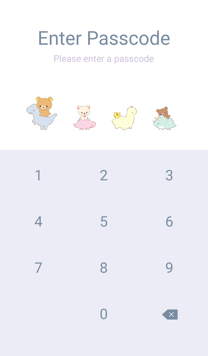 Rilakkuma plays with Dino