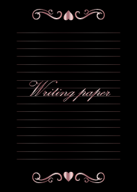 Writing paper-PINKGOLD-