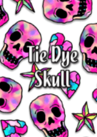 Tie dye skull