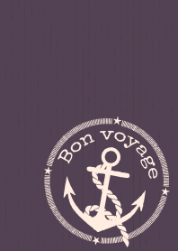 Bon voyage 02 (anchor) + purple