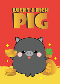 Lucky & Rich black pig Theme