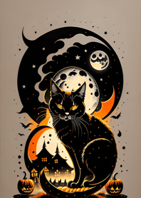 halloween cat E46022