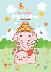 Ganesha & Pig Zodiac x Business