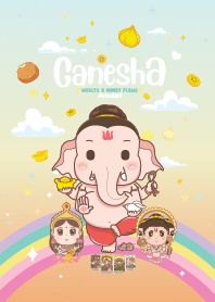 GANESHAxTRIMURTIxLAKSHMI : Wealth IX