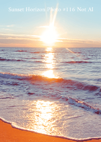 Sunset Horizon Photo #116 Not AI