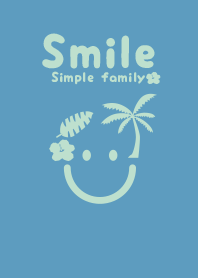 Smile & tropical Aqua Gray