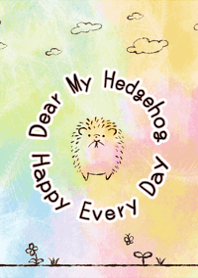 Dear My Hedgehog (rainbow)