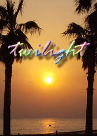 Let's be healed by the sea at twilight