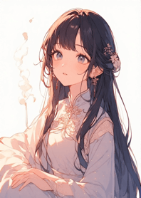 Comfortable sunny day - cute girl 1479