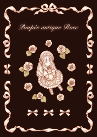 Poupée antique Rose : Sublime