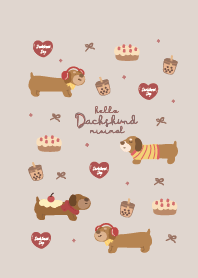 ดัชชุนหมาไส้กรอกน่ารัก มินิมอล :)