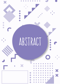 Abstract Full Geo Lavender Purple