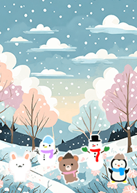 Kawaii scandinavian style(Winter-734)