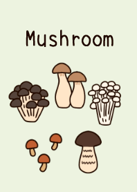 美味的蘑菇主題。