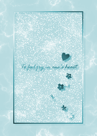 "Flowers in my heart" blue50_2