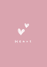 Adult pink x handwritten heart.
