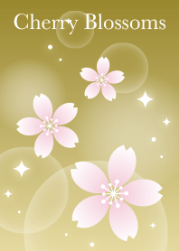 Cherry Blossoms3(gold)