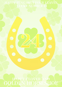 Happy clover and golden horseshoe 24