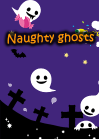 Naughty ghosts of Halloween