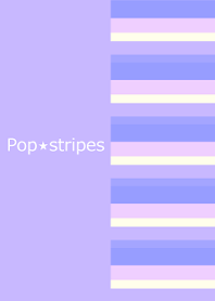 Pop stripes -Purple-
