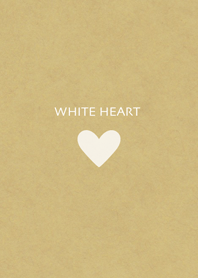 WHITE HEART ~kraftpaper