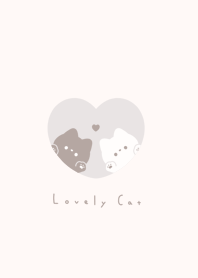 黑白貓 / light beige.