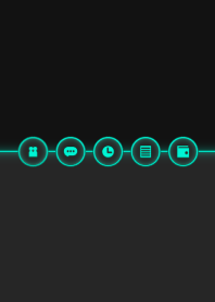 Glowing Icon - TEAL -