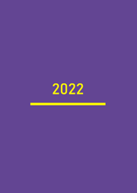 Minimalist 2022.Dark purple