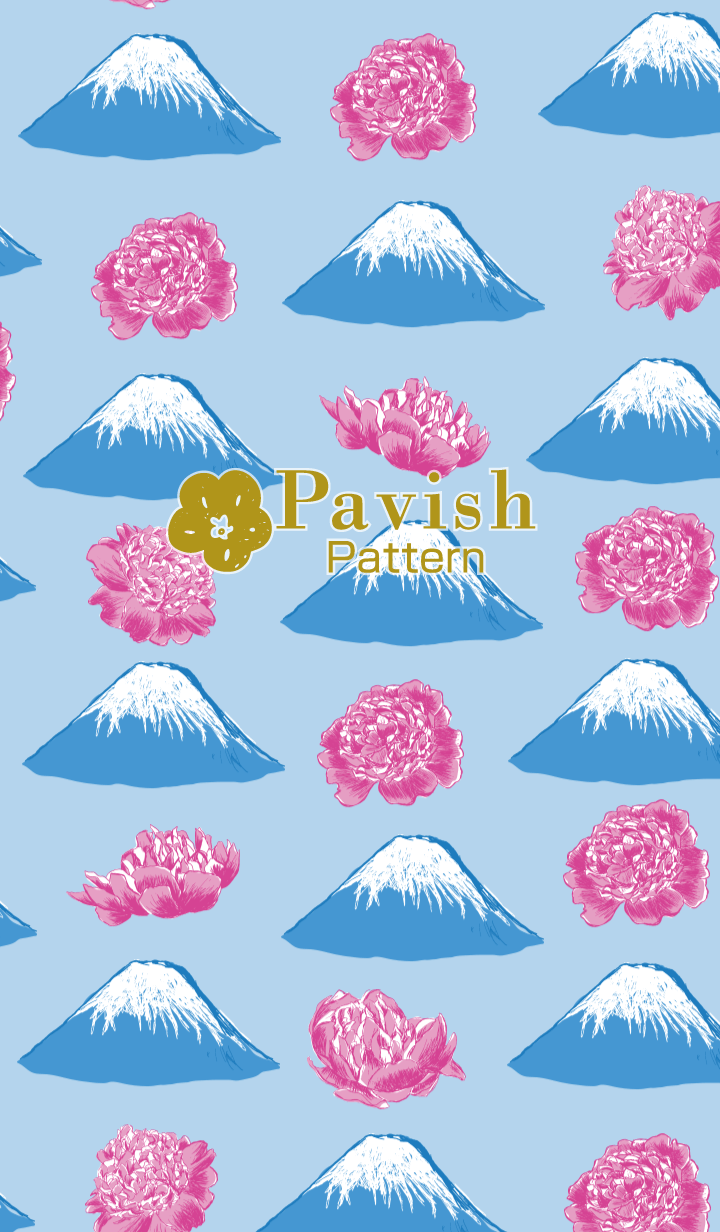 Fuji&Peony-Pavish Pattern-