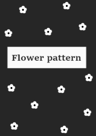 flower pattern(black)