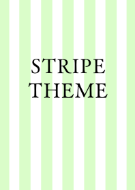 STRIPE THEMEj-WHITE&LIGHT GREEN