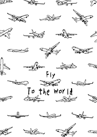 Fly To The World (White)
