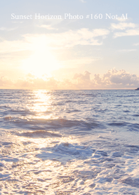 Sunset Horizon Photo #160 Not AI