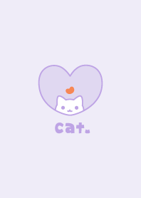 Cat Orange - Purple
