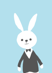 Rabbit black white