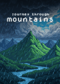 A serene journey through mountains
