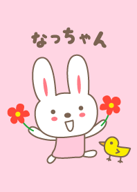 Cute rabbit theme for Nacchan