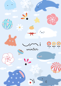 blue Loose sea winter vacation 15_2