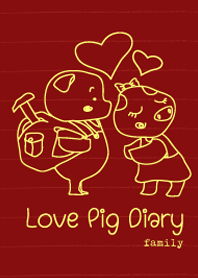 Love Pig Diary family