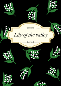 Lily of the valley(Black color version)
