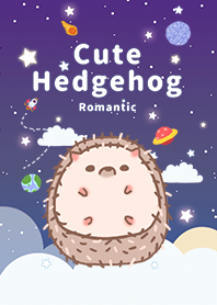misty cat-Cute Hedgehog Galaxy romantic9