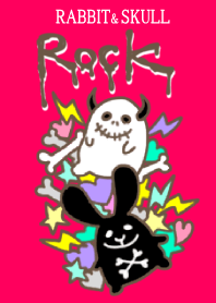 Rock rabbit and skull