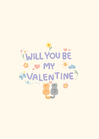 Will you be my valentine