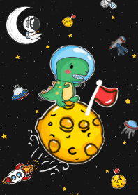 Little Dino in Tiny Planet