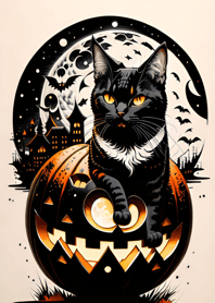 halloween cat 041933