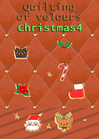 Quilting of velours< Christmas4>