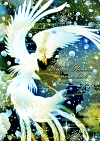 gorgeous Phoenix blue&gold